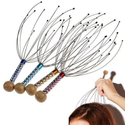 Octopus Handheld Head Massager For Deep Relaxation And Stress Relief